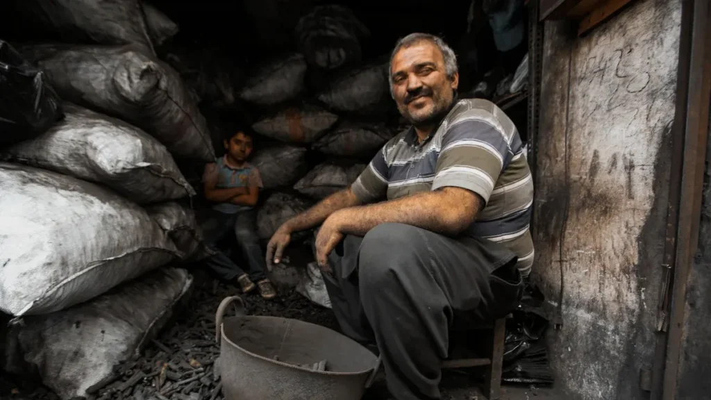 견과류 껍질로 활성탄 제조